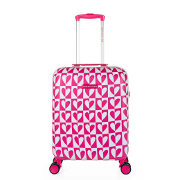 Βαλίτσα Καμπίνας AGATHA RUIZ DE LA PRADA Hearts Φούξια 134250-01