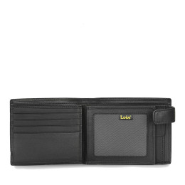 Πορτοφόλι Ανδρικό Δερμάτινο Lois 205213-01 Μαύρο