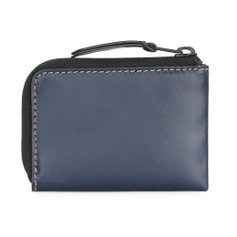 Πορτοφόλι Με Μπρελόκ Ανδρικό JASLEN Δερμάτινο Μπλε 205644-03