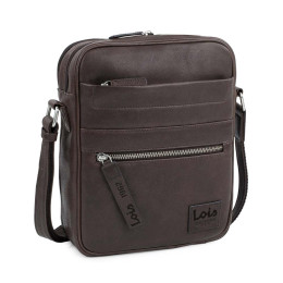 Τσαντάκι Ώμου Δερμάτινο LOIS Καφέ 305926-02