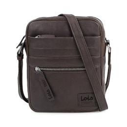 Τσαντάκι Ώμου Δερμάτινο LOIS Καφέ 305926-02