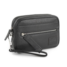 Τσαντάκι - Πορτοφόλι Χειρός Δερμάτινο Lois Μαύρο 305985-01