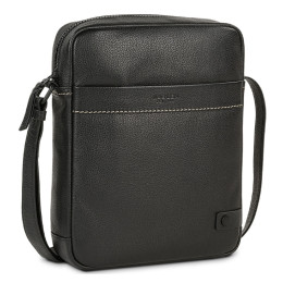 Τσαντάκι Ώμου Δερμάτινο JASLEN Μαύρο 313026-01