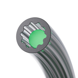 Creality Star-Shaped low-Resistance Ptfe Tube 4m & Cutter -  for all fdm Printers