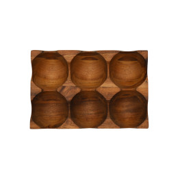 Estia Αυγοθηκη Allure 6 Θεσεων Ξυλινη