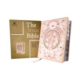 Jesus Bible Artist Edition, Esv, (With Thumb Tabs to Help Locate the Books of the Bible), Leathersoft, Peach Floral, Thumb Indexed