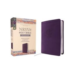 Nrsvue, Holy Bible With Apocrypha, Compact, Leathersoft, Purple, Comfort Print
