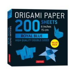 Origami Paper 200 Sheets Royal Blue 6''