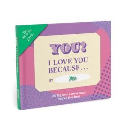 Knock Knock i Love you Because … Book Fill in the Love Fill-in-the-Blank Book & Gift Journal