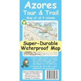 Azores Tour & Trail Super-Durable map (2nd Edition)