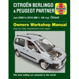 Citroen Berlingo & Peugeot Partner Diesel (June 08 - 16) 08 to 16 Haynes Repair Manual