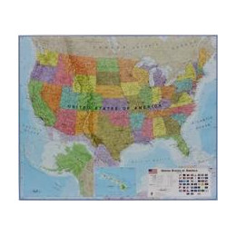 Usa Political Laminated