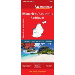 Maurice (Mauritius) - Michelin National map 740