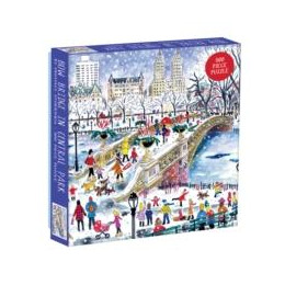 Michael Storrings bow Bridge in Central Park 500 Piece Puzzle