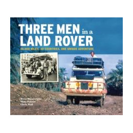 Three men in a Land Rover