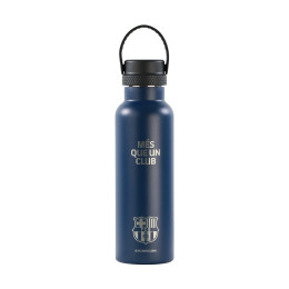 Safta: Stainless Steel Thermo Bottle 600ml F.c. Barcelona Navy Blue (972192)