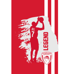 Τετράδιο Ριγέ Β5 - Ολυμπιακός Μπάσκετ 1