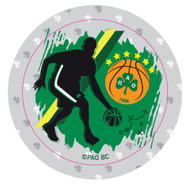 Στρογγυλός Μαγνήτης - ΠΑΟ Μπάσκετ 4