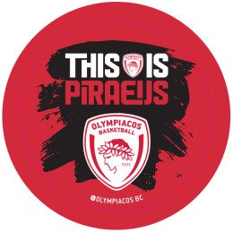 Στρογγυλός Μαγνήτης - Ολυμπιακός Μπάσκετ 3