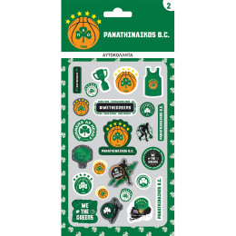 Αυτοκόλλητα Puffy - ΠΑΟ Μπάσκετ 2