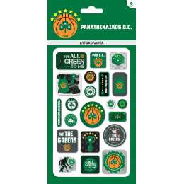 Αυτοκόλλητα Puffy  - Παναθηναϊκός Μπάσκετ 3