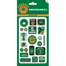 Αυτοκόλλητα Puffy  - Παναθηναϊκός Μπάσκετ 4