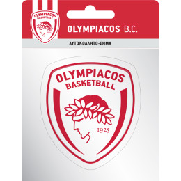 Αυτοκόλλητα σήμα μεγάλο - Ολυμπιακός Μπάσκετ 1