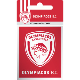 Αυτοκόλλητα σήμα μικρό - Ολυμπιακός Μπάσκετ 1