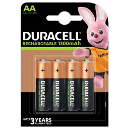 Duracell Recharge R6/aa 1300 mah Rechargeable Batteries (Blister) (Dur16700)