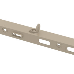 VEGAS ΕΠΕΚΤΑΣΗ ΟΜΠΡΕΛΑΣ TAUPE 100Χ7Χ6εκ.