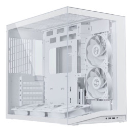 Lian li O11d Mini v2 Flow White - atx pc Gaming Case - 5x Fans - Improved Airflow - Gpu support brac