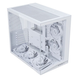 Lian li O11d Mini v2 Flow White - atx pc Gaming Case - 5x Fans - Improved Airflow - Gpu support brac