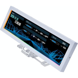 Lian li 8.8" Universal Screen White - for any pc - Argb Frame - Display Panel - Lcd mini monitor