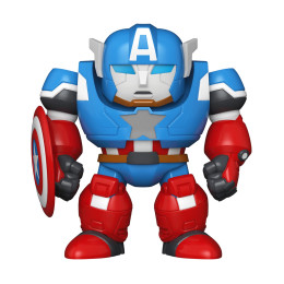 Funko Bitty Pop! Bitty Bots Marvel: What If…? - Captain America (Mech With Captain America) Vinyl Figure