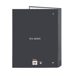 Safta: Folio Cardboard 4 Rings Binder Real Madrid 3ª Equipacion 24/25 (512524067)