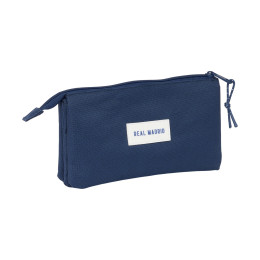 Safta: Triple Pencil Case Real Madrid Chica Marino (842469744)