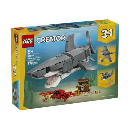 Lego® Creator: Fierce Shark With a Treasure Chest (31381)