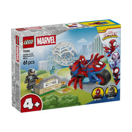 Lego® Marvel: Spidey and his Amazing Friends Spidey on his Motorcycle vs. Rhino (11206)