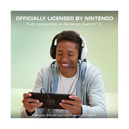 Turtle Beach: Airlite fit - Wired Gaming Headset [For Switch, Switch 2] - (Color: Black & White)