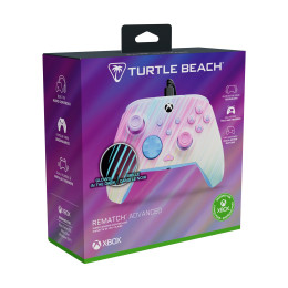 Turtle Beach: Rematch Advanced - Wired Controller [For Xbox, pc] (Color: Cotton Candy)
