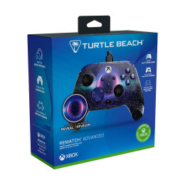 Turtle Beach: Rematch Advanced - Wired Controller [For Xbox, pc] (Color: Dark Cosmos Reveal)