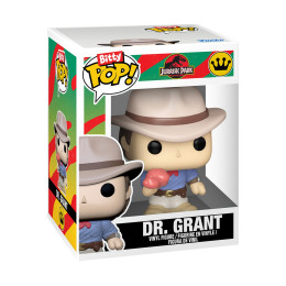 Funko Bitty Pop! Rides: Jurassic Park -  dr. Alan Grant With Jurassic suv Vinyl Figures