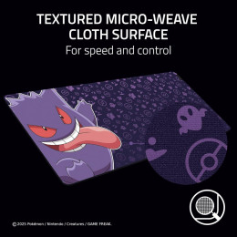 Razer Gigantus v2 xxl Pokemon Gengar Edition - Cloth Gaming Mousepad - Thick High-Density foam base