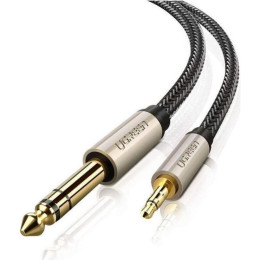 Ugreen Av127 3.5 mm Jack Cable for trs - 1m Grey (10625) (Ugr10625)