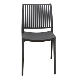 PAOLINA DARK GREY ΚΑΡΕΚΛΑ ΠΟΛ/ΝΙΟΥ 42Χ48Χ79εκ.