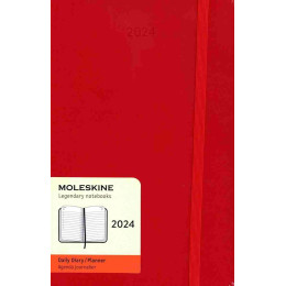 Moleskine 2024 12-Month Daily Large Softcover Notebook