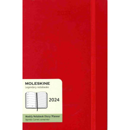 Moleskine 2024 12-Month Weekly Large Softcover Notebook
