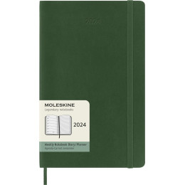 Moleskine 2024 12-Month Weekly Large Softcover Notebook