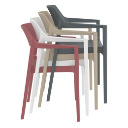 TULUM TAUPE ΠΟΛΥΘΡΟΝΑ ΠΟΛ/ΝΙΟΥ 55X52X79εκ.