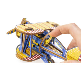 Wooden.city - Ξυλινο Μηχανικο Παζλ Αεροπλανο (Limited) (65 Κομματια)